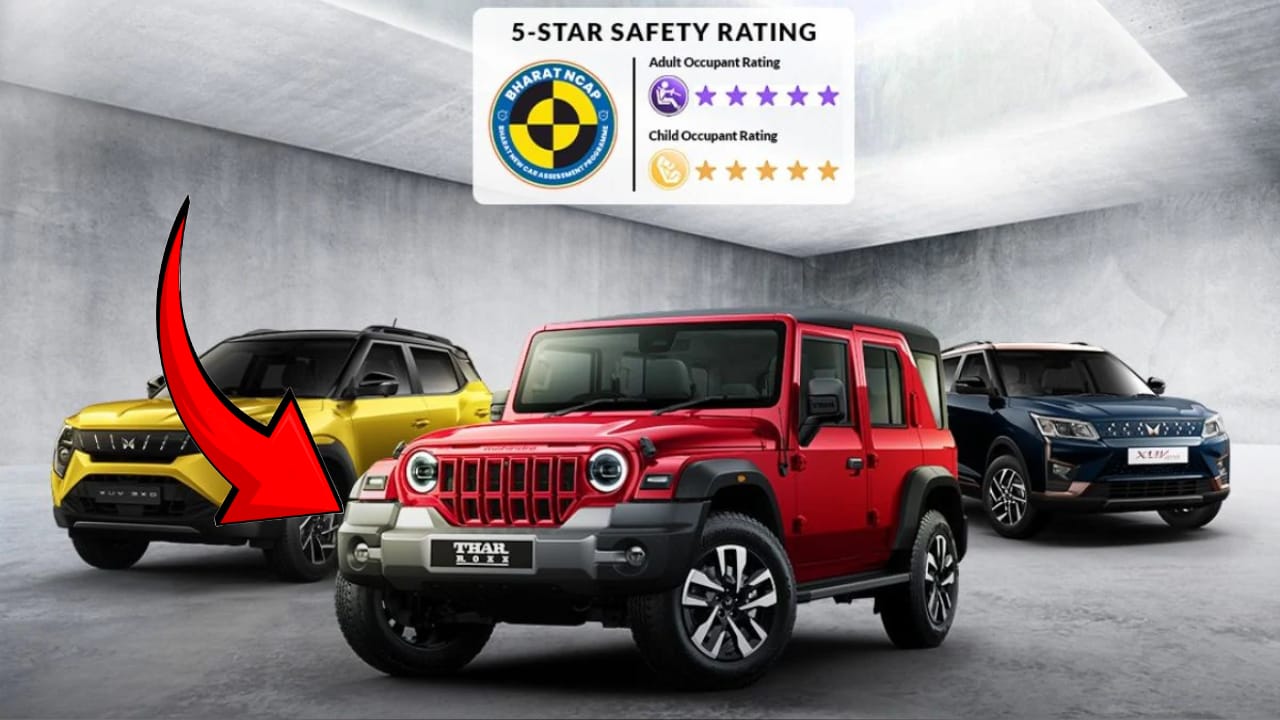 Safety Champions: Mahindra SUVs Sweep 5-Star Ratings in Bharat NCAP Tests