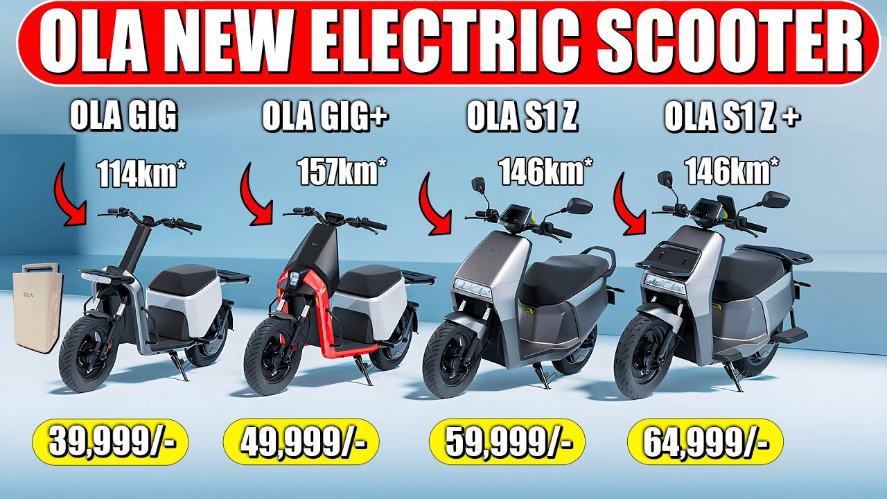 Ola Electric Shakes Up EV Market: Top-notch Scooters,Detachable Battery, price only 39,999 rupees