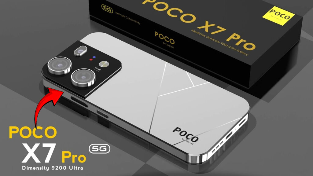 POCO X7 Pro - 5G, 100MP Camera, 30X Space Zoom,Dimensity 9200,12GB RAM, 5500mAh Battery